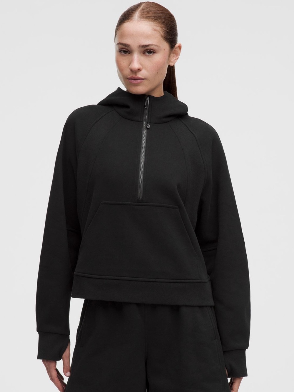 lululemon athletica Black Half-Zip Sweatshirt